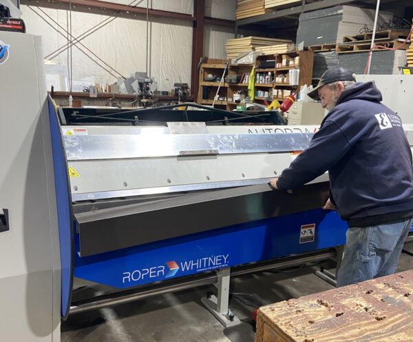 Edwards Roofing: An Operator Working an AutoBrakeĀ®