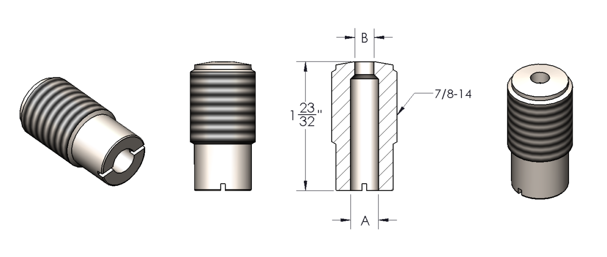 No. 8 Type O Round Die - Image 2