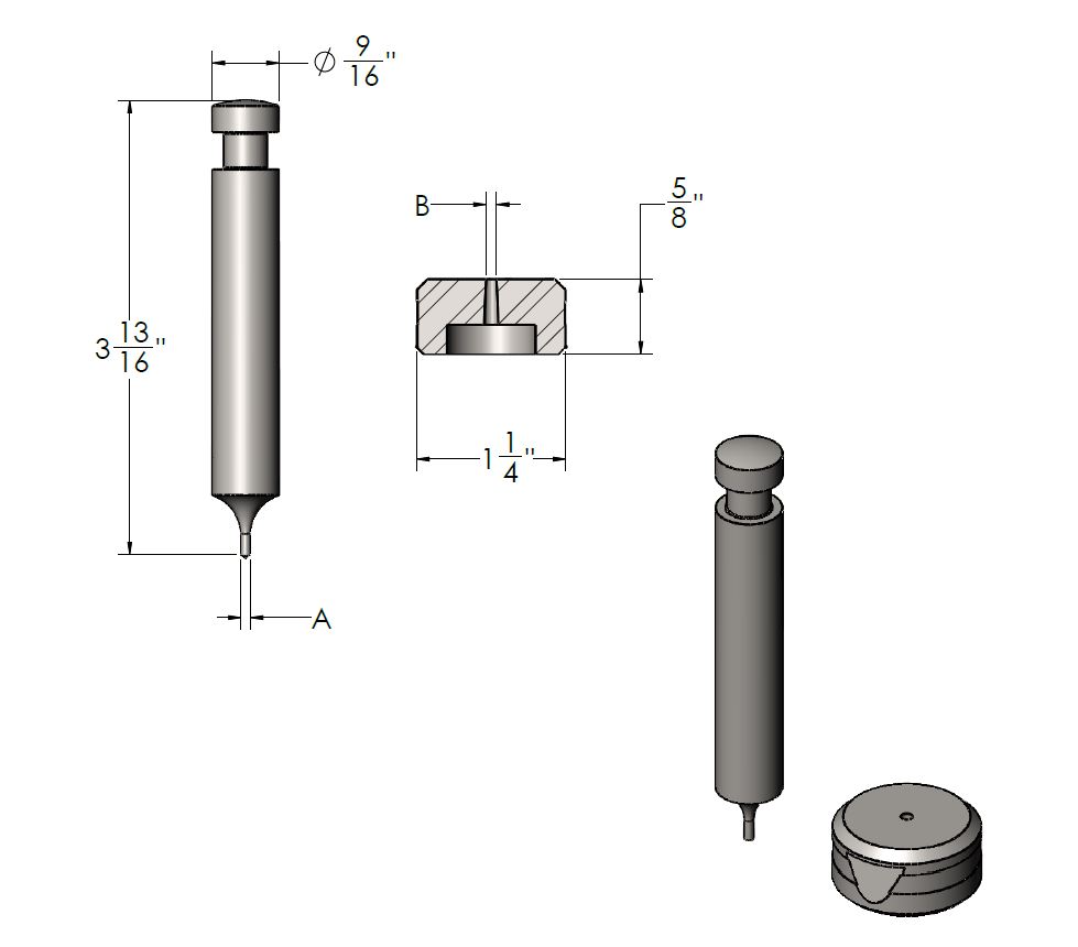 no17 punch and die set No. 17 Type O Round Punch - Image 1